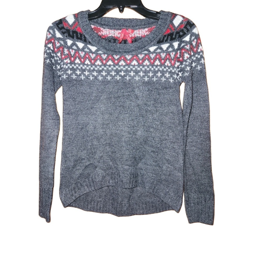 NWT Red Camel Gray Long Sleeve Sweater size XS